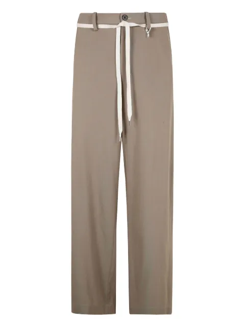 Maison MIHARA YASUHIRO pantalones con parche del logo