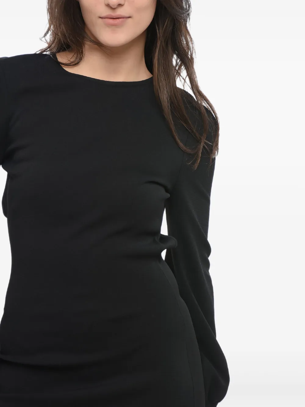 Gucci Open-back Crewneck Dress