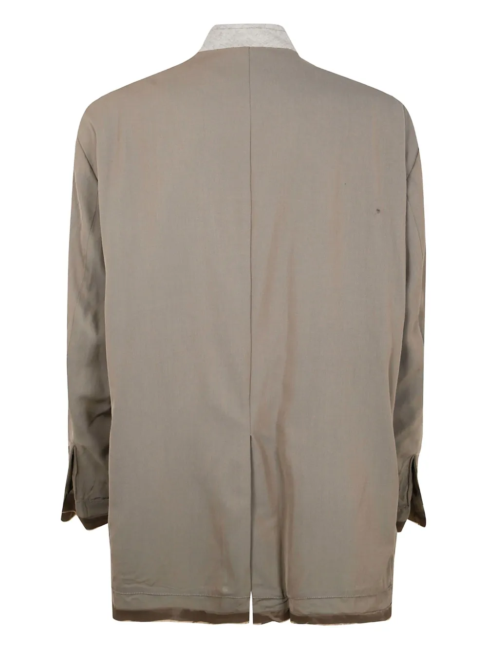 Maison MIHARA YASUHIRO Blazer met enkele rij knopen Beige