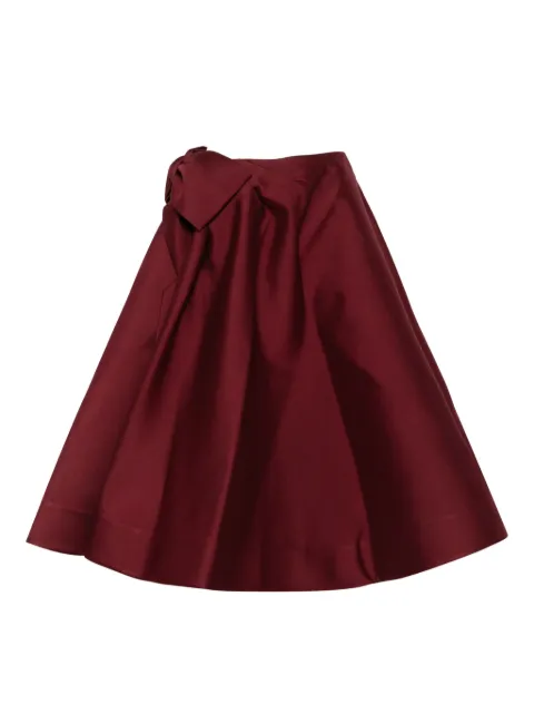 SHUSHU/TONG falda midi con moño