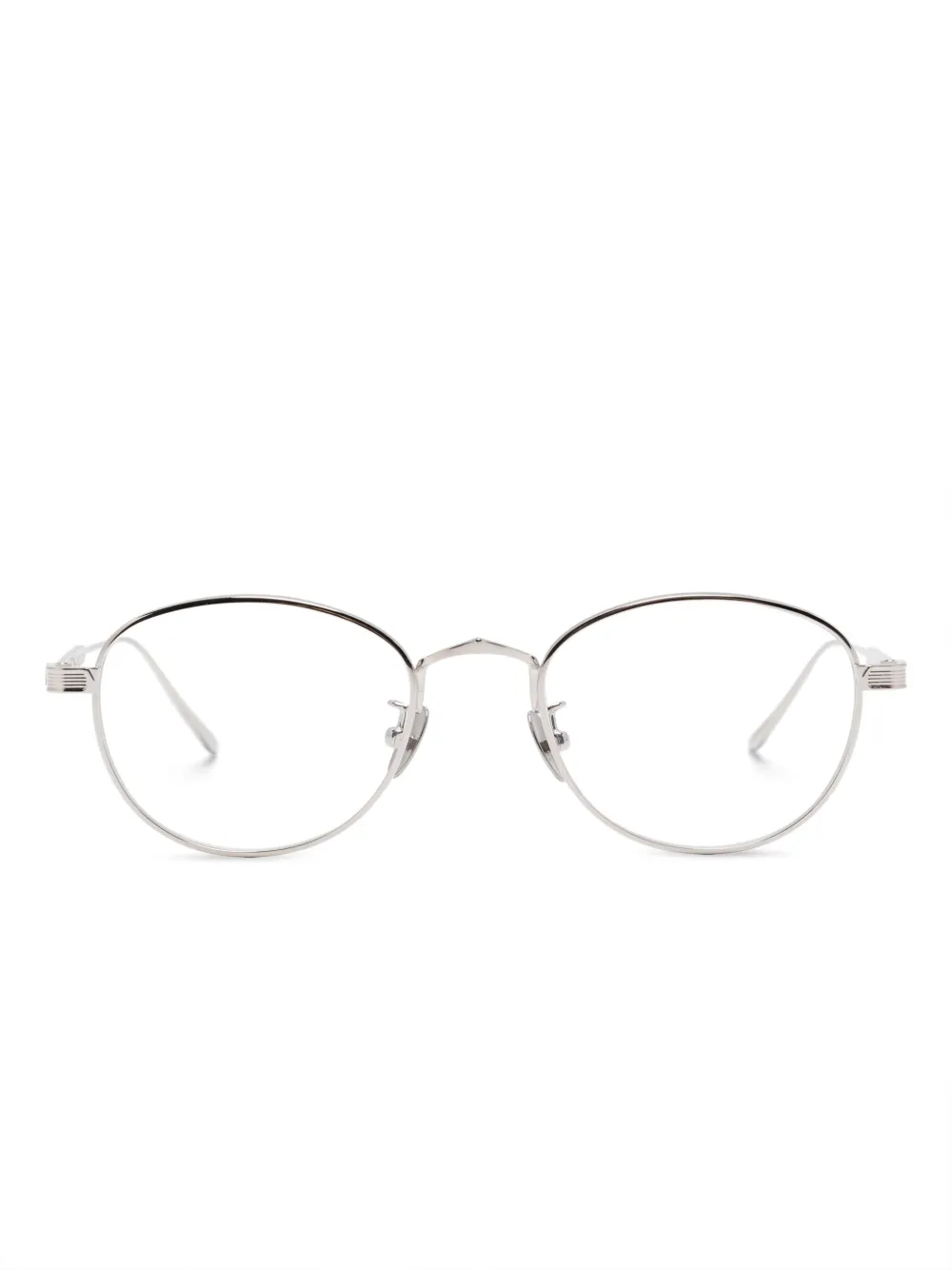 Cartier Eyewear lunettes de vue à monture ovale | argent | Image 1