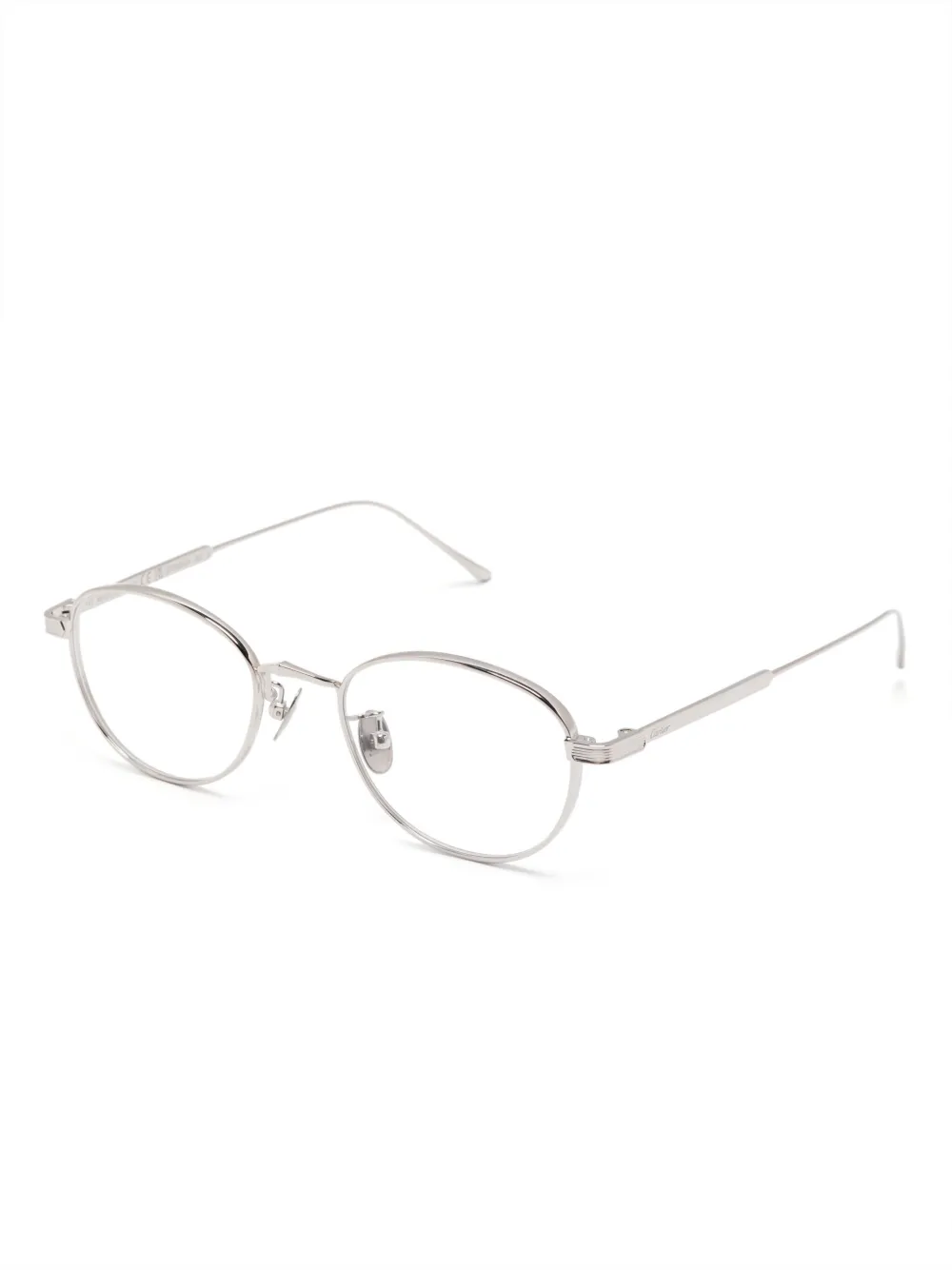 Cartier Eyewear lunettes de vue à monture ovale | Homme | Image 2