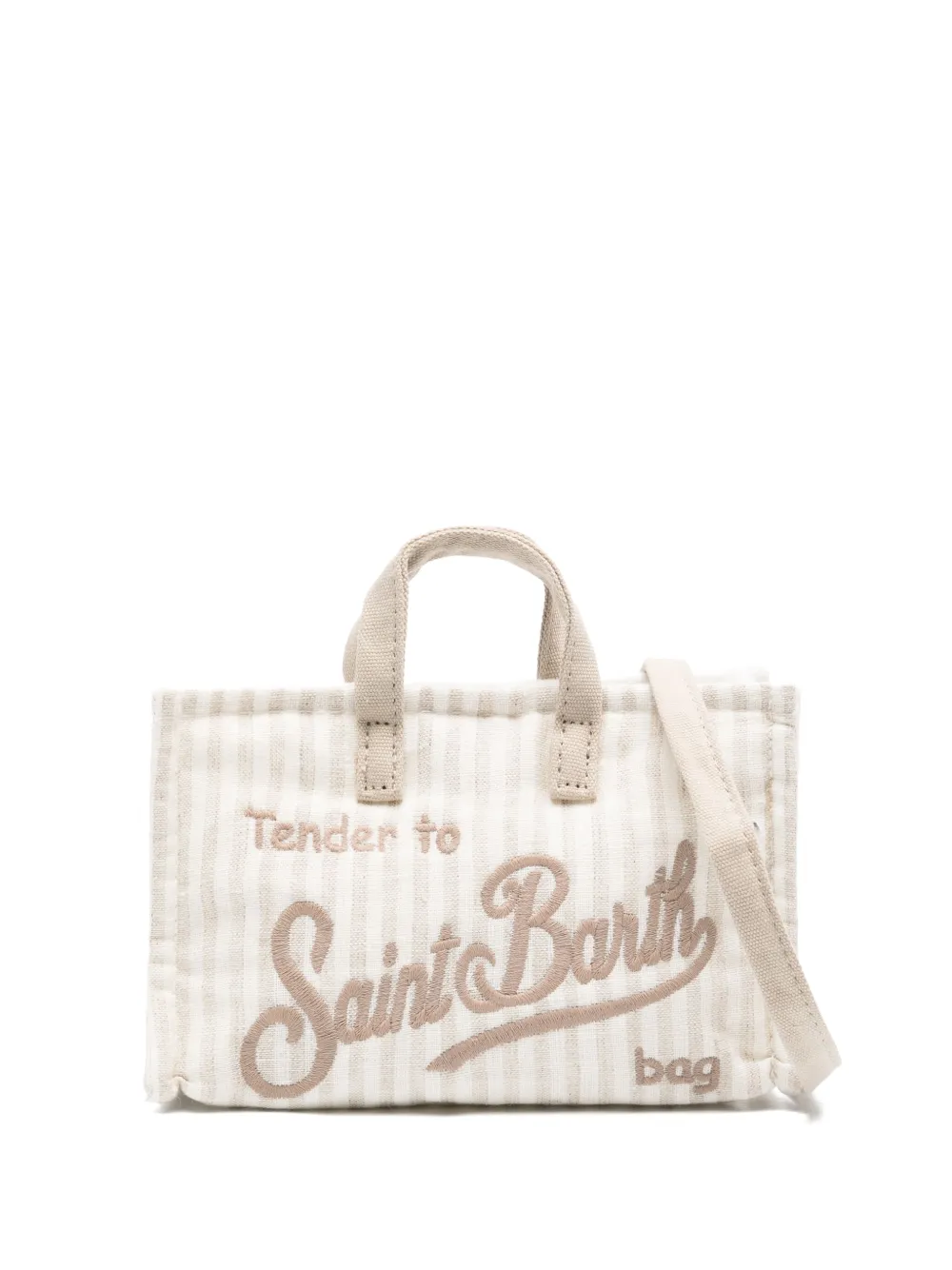 MC2 Saint Barth Kids Phone shopper Beige