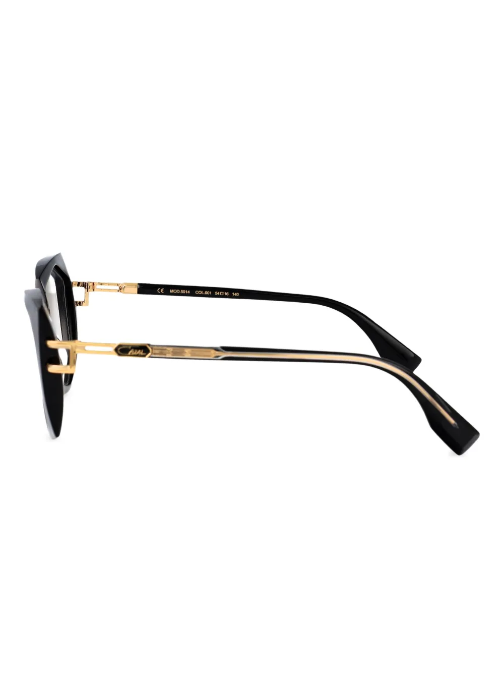 Cazal Bril met logoprint Zwart
