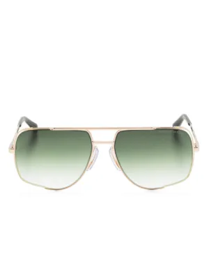 Dita Eyewear スクエアフレーム サングラス | ゴールドトーン