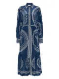 ALEMAIS Ocean midi dress - Blue
