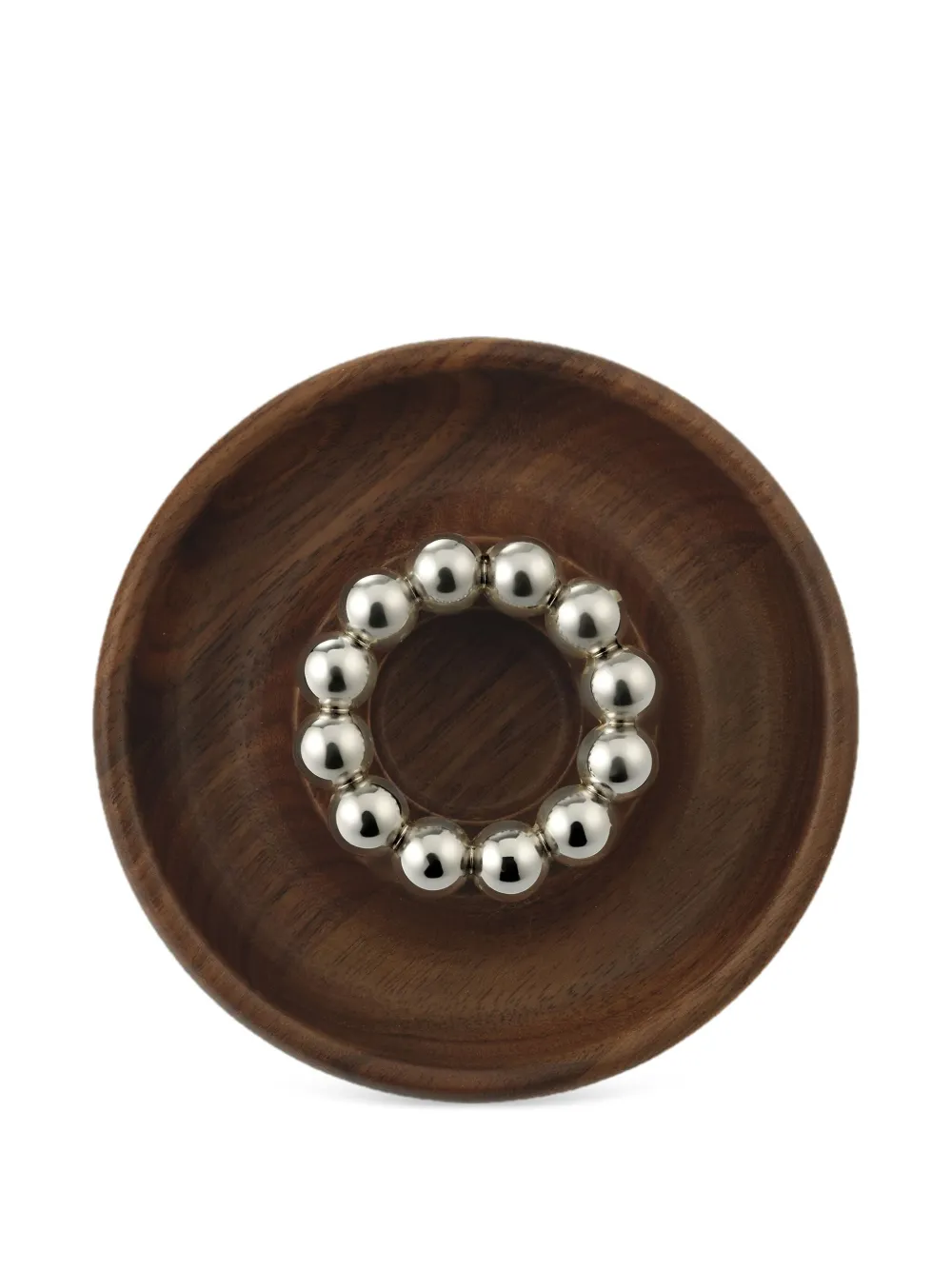 Christofle Perles Bead-detail Candle Holder In 褐色