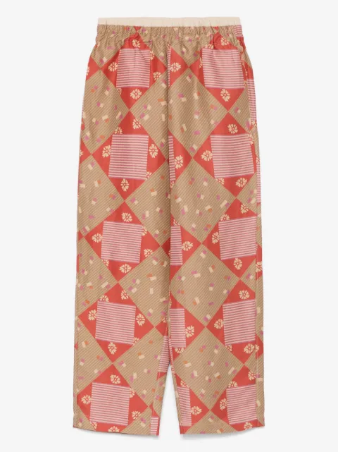 RANRA mix-print trousers