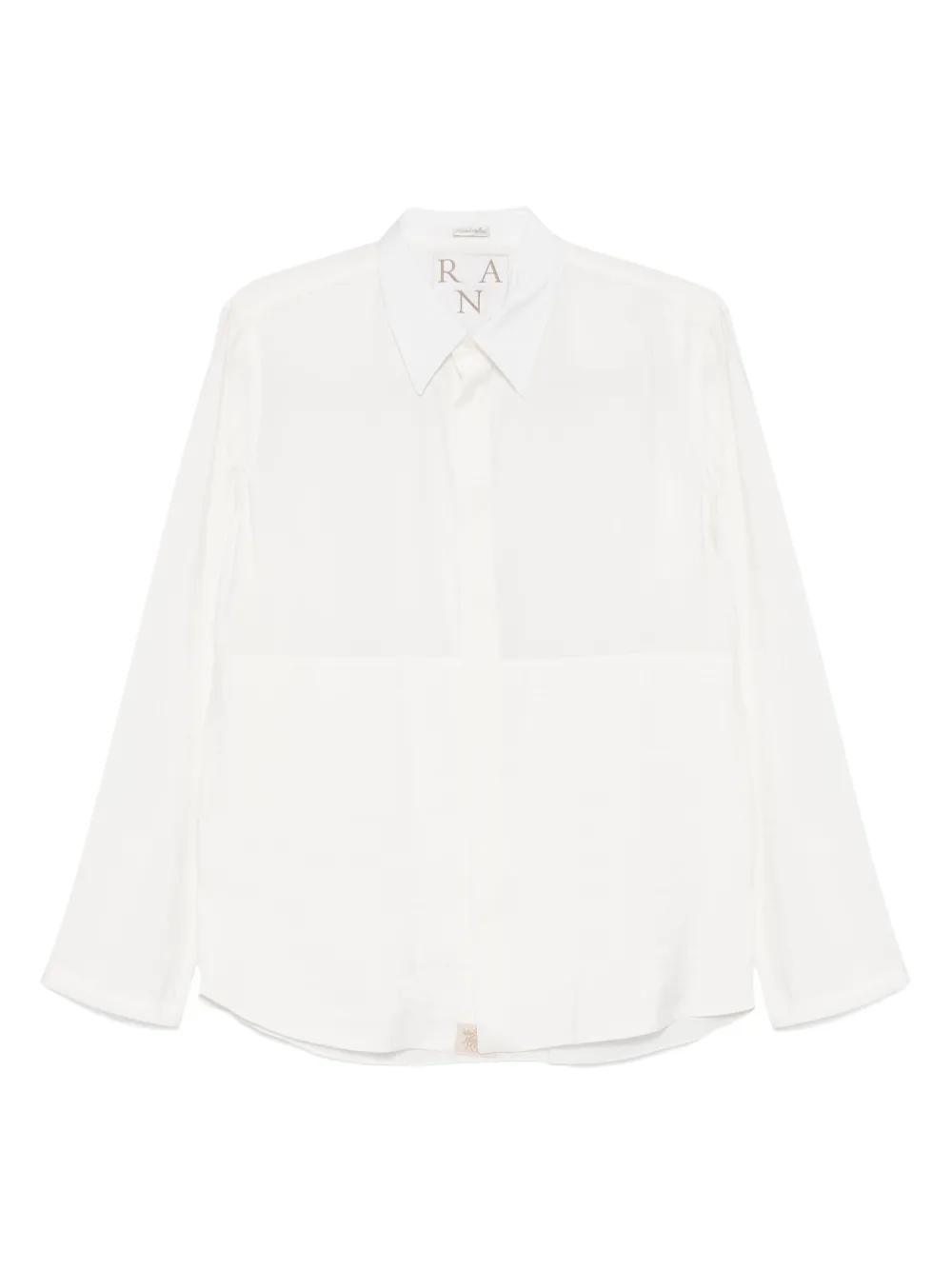 RANRA camisa con acabado fruncido | blanco | Image 1