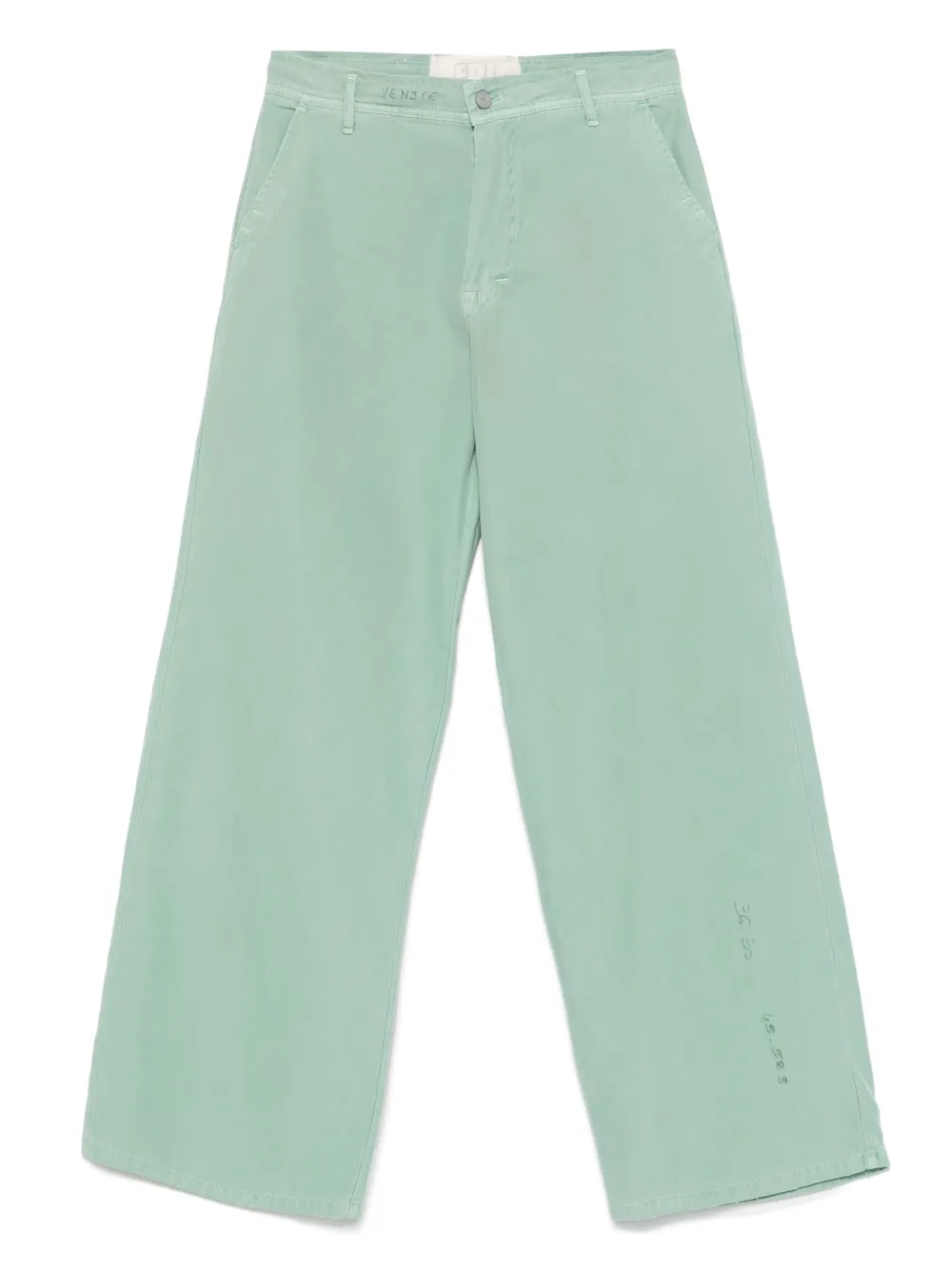 ERL straight trousers | Green | Image 1