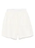 RANRA patterned-jacquard shorts - White