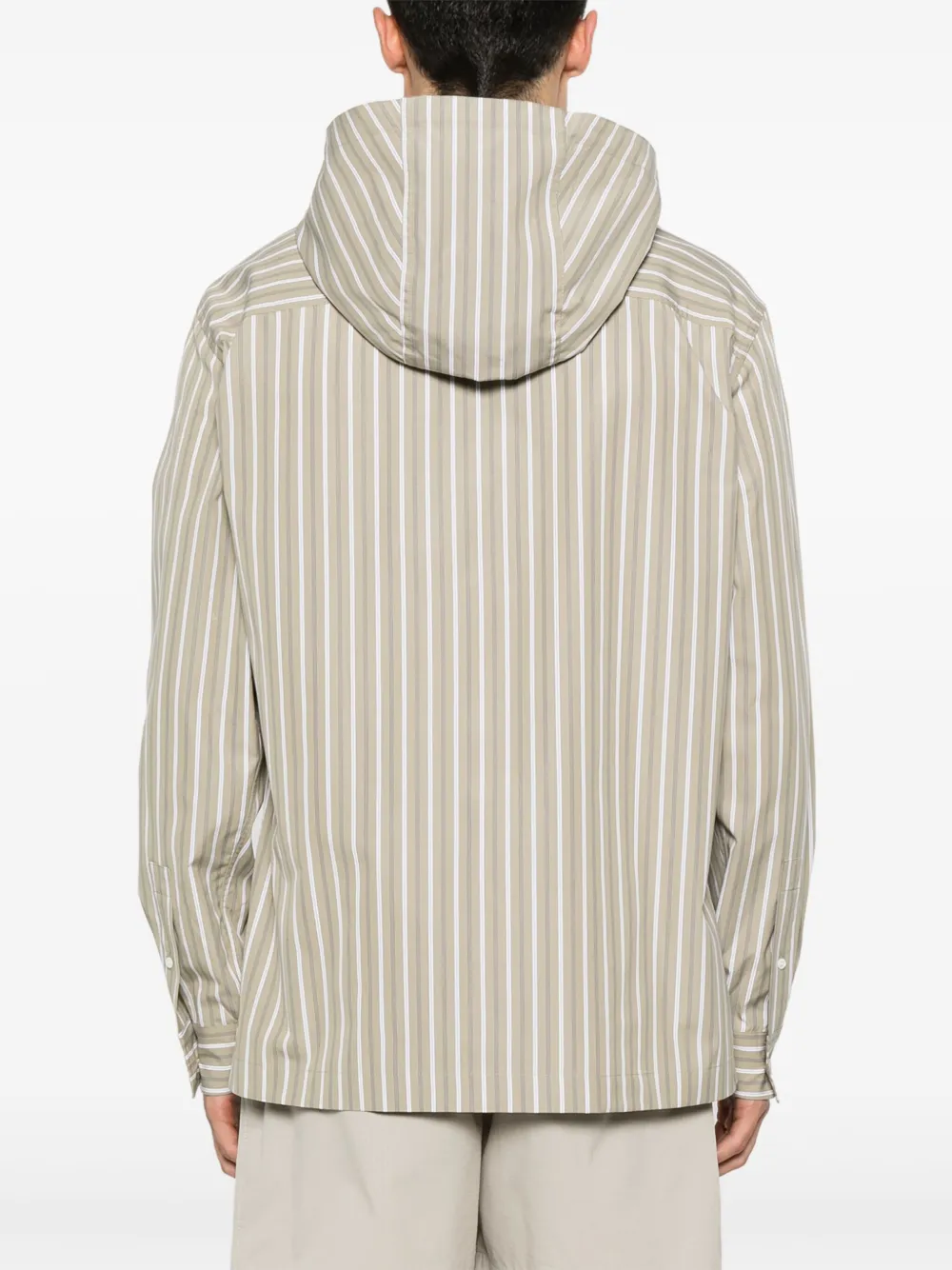 Maison Kitsuné Overhemd met capuchon Groen