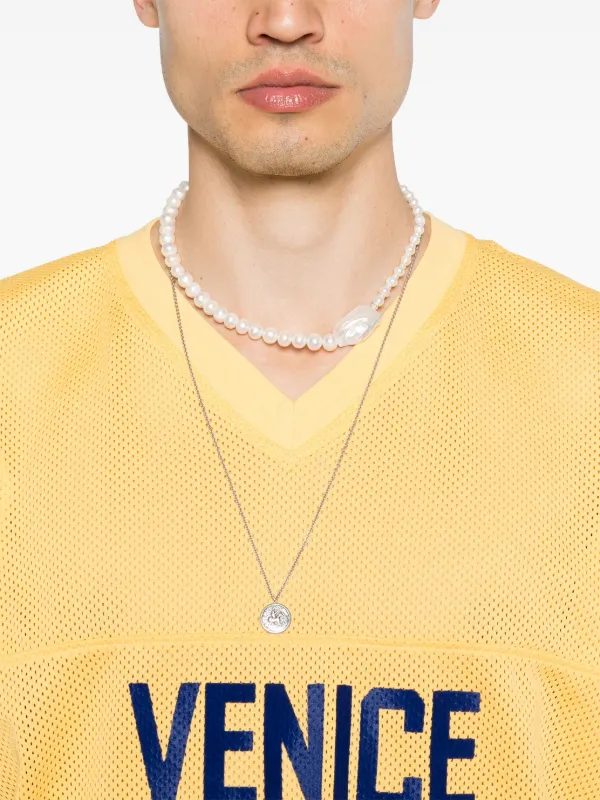 ERL Venice 76 T-shirt | Yellow | FARFETCH