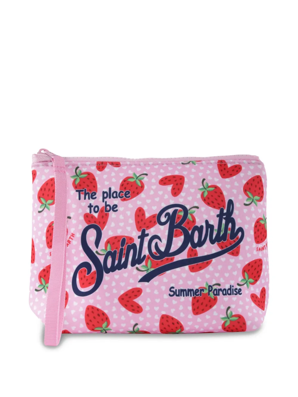 MC2 Saint Barth Kids Heuptas met logoprint Roze