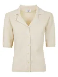 Filippa K ribbed short-sleeve cardigan - Neutrals