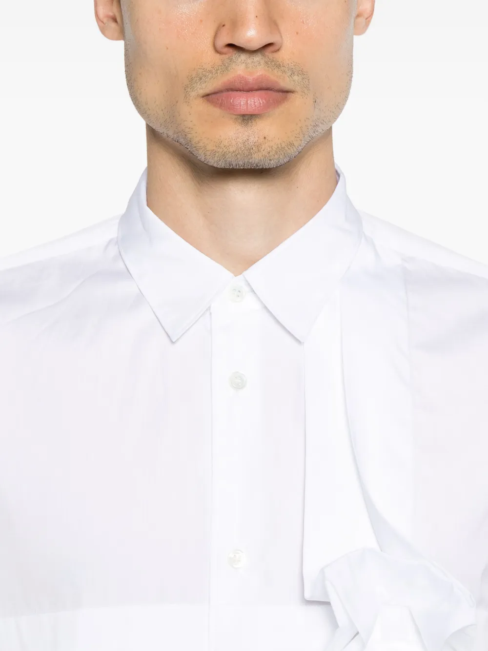 Comme Des Garçons Shirt Overhemd met vlak Wit