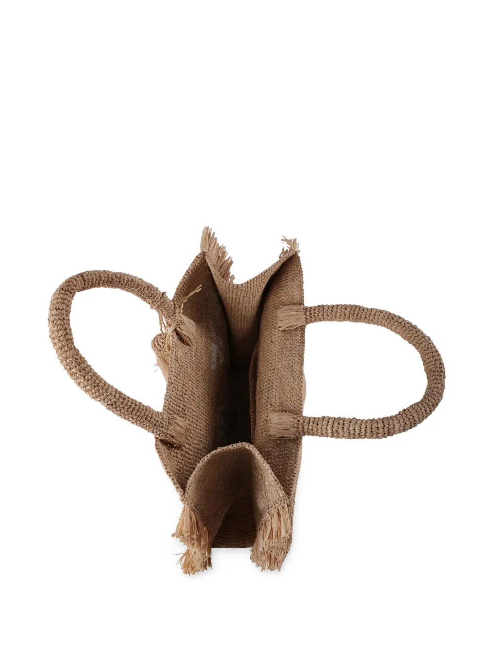 Mc2 Saint Barth Logo-embroidered Beach Bag In Neutrals