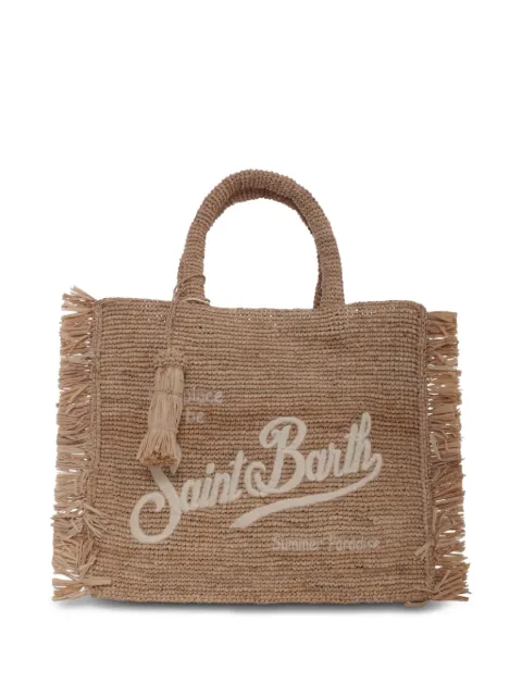 MC2 Saint Barth Kids logo-embroidered beach bag