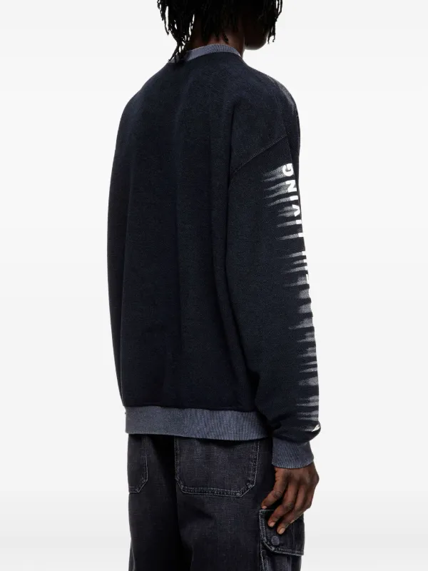 Diesel ロゴ スウェットシャツ | ブラック | FARFETCH JP