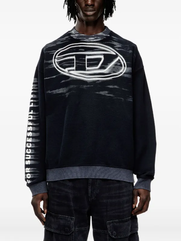 Diesel ロゴ スウェットシャツ | ブラック | FARFETCH JP