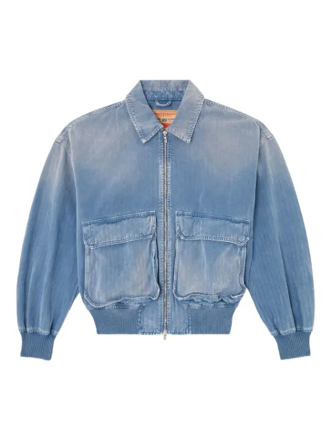 Diesel D-Kurz zip-front denim jacket