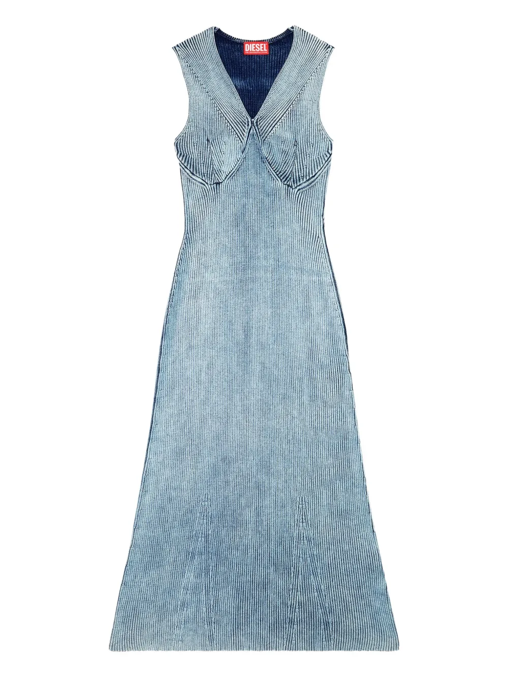 Diesel M-Milong midi-jurk Blauw