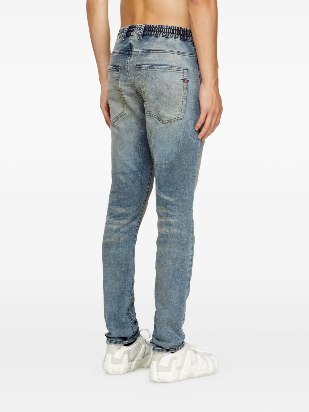 Diesel 2030 D-Krooley jeans met trekkoord Blauw