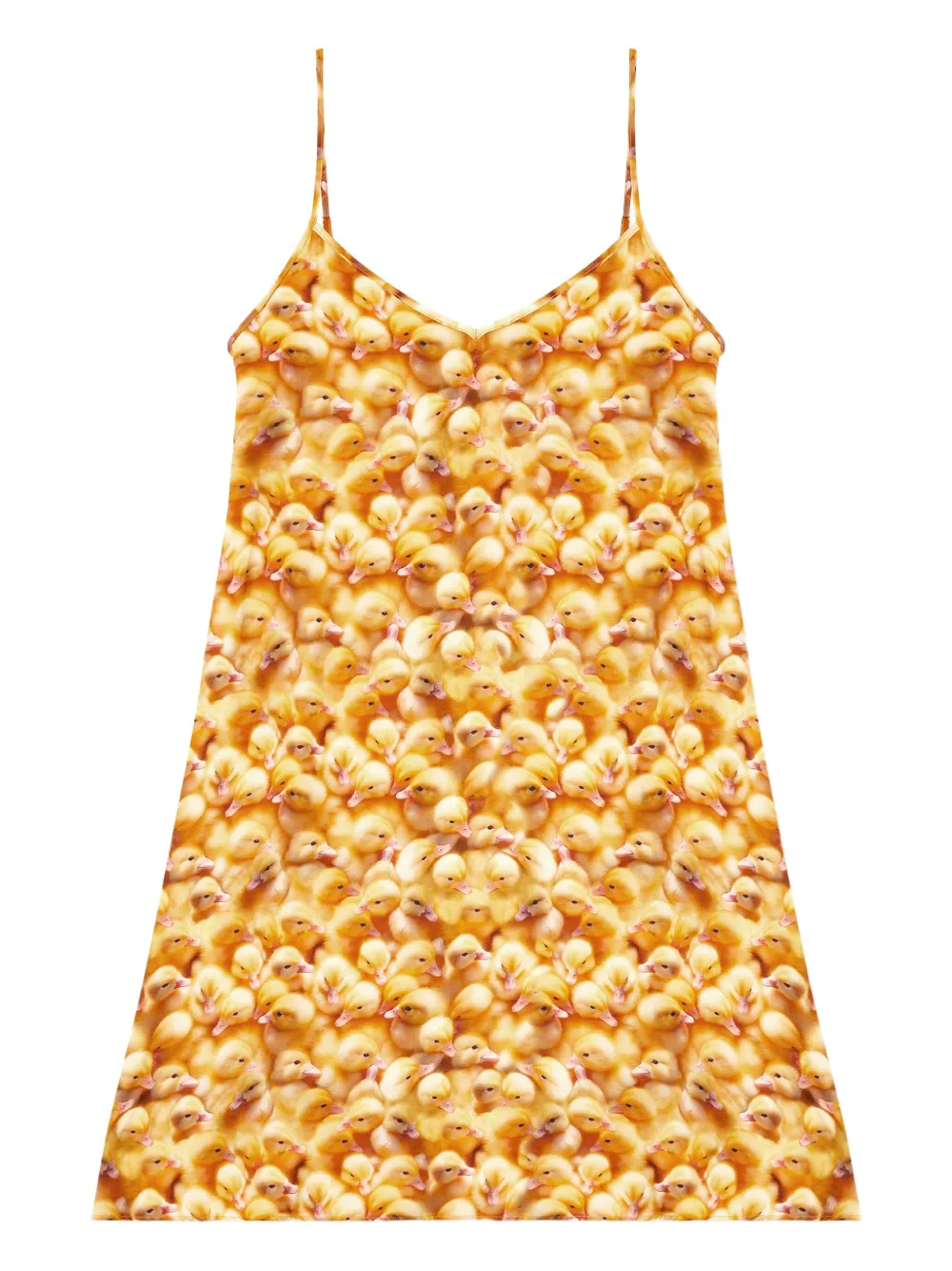 Diesel D-ulcet Print Midi Dress In Yellow