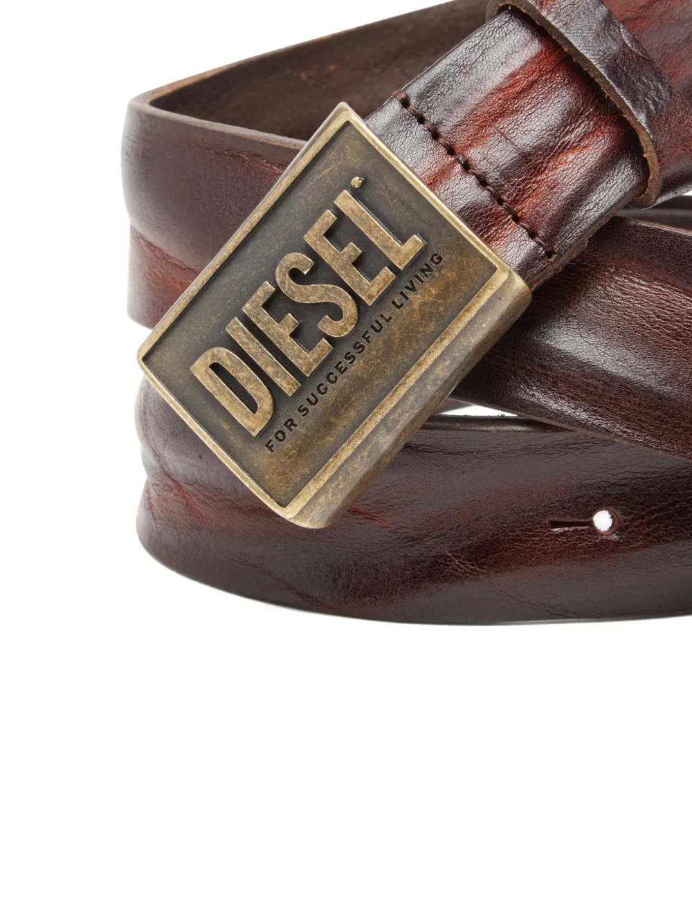 Diesel B-Metal riem Bruin