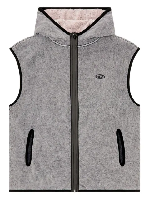Diesel hooded sleeveless sweater