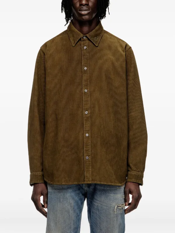 Diesel コーデュロイ シャツ | ブラウン | FARFETCH JP