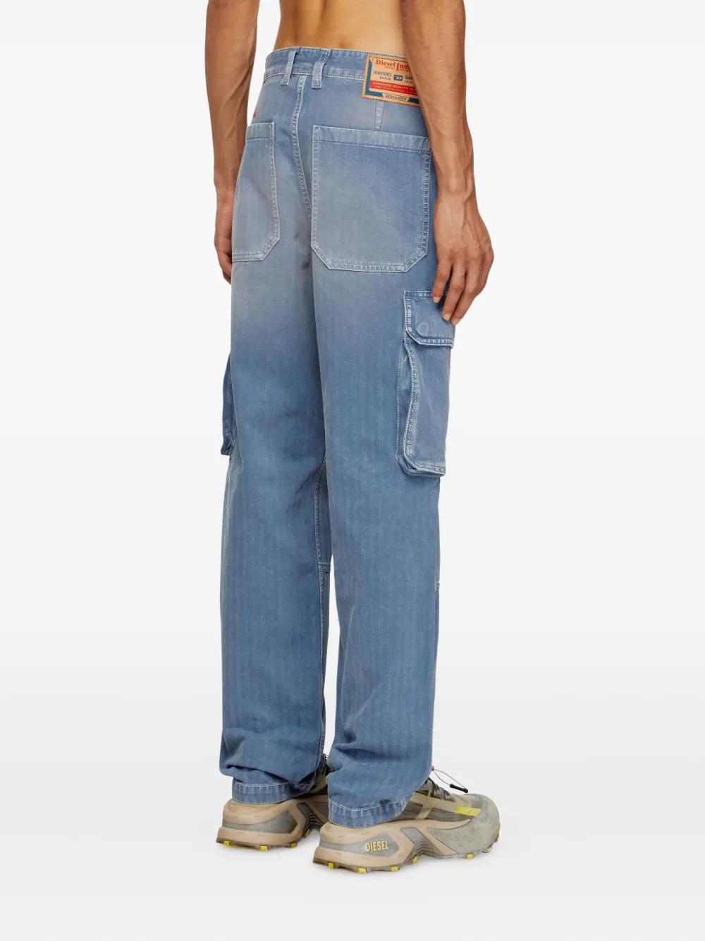 Diesel D-Uty cargo jeans Blauw