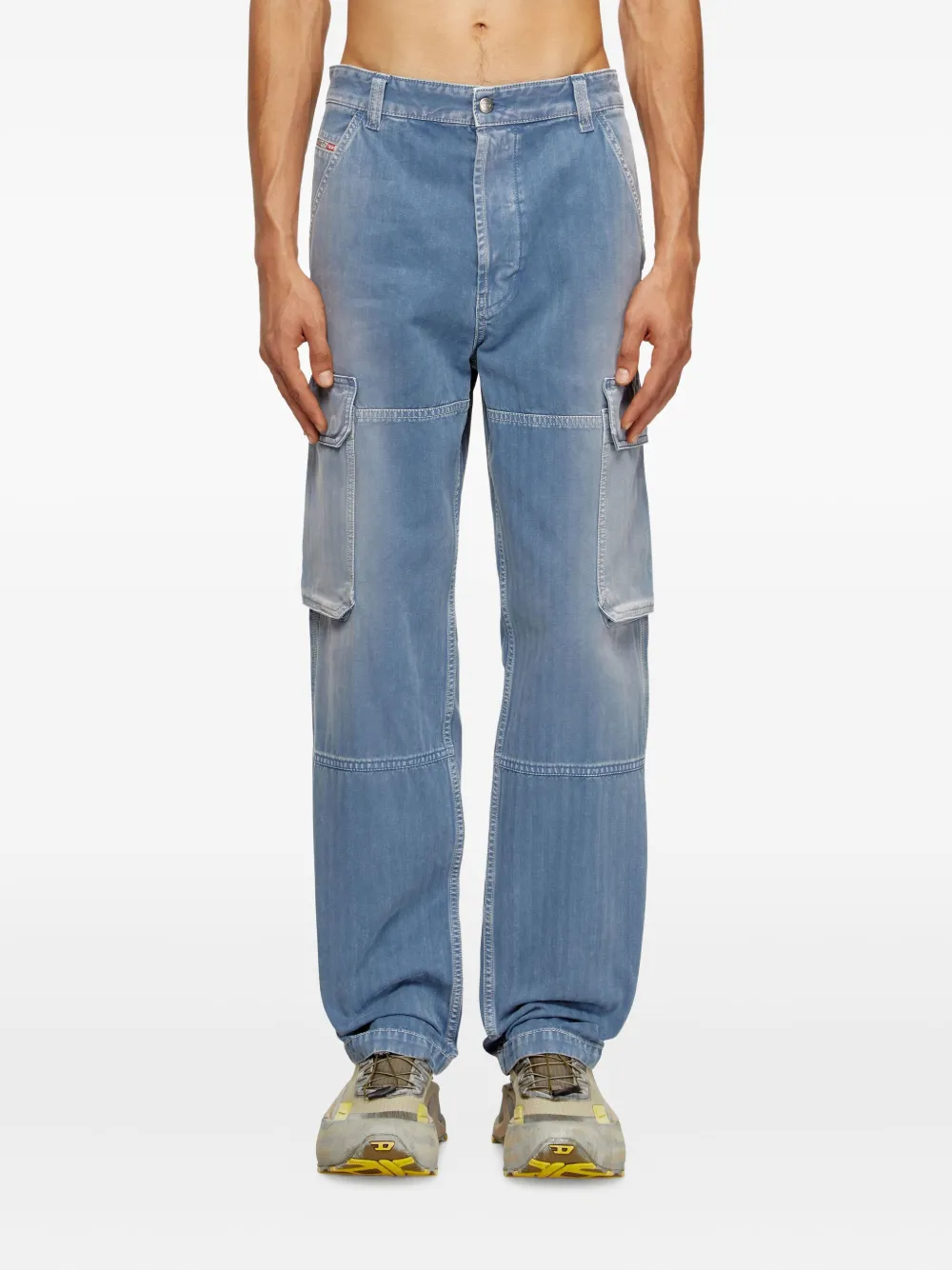 Diesel D-Uty cargo jeans Blauw