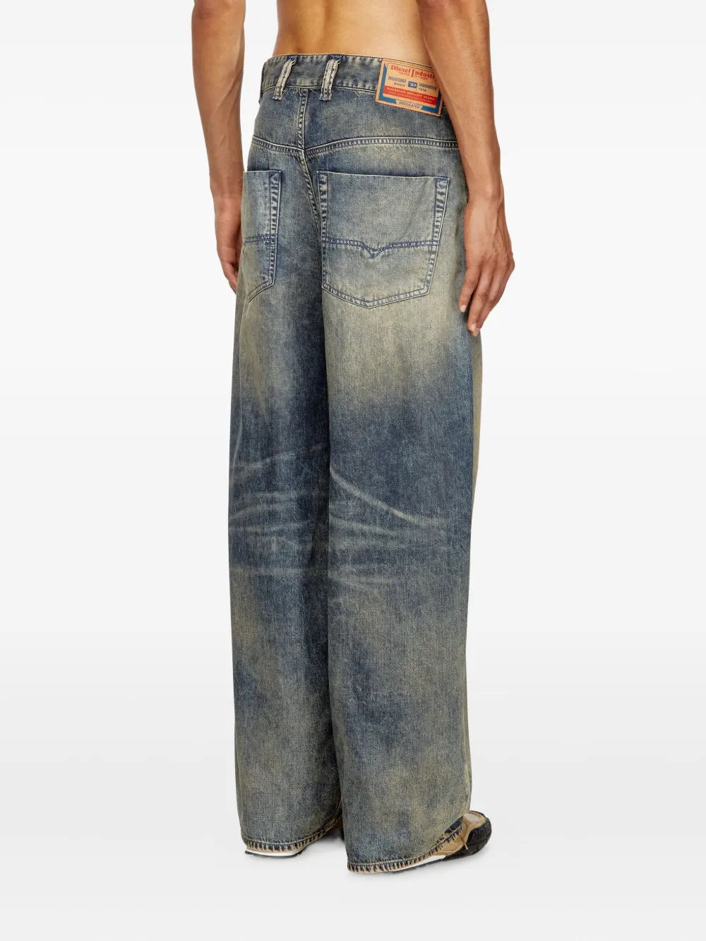 Diesel 1997 D-Enim gebleekte jeans Blauw