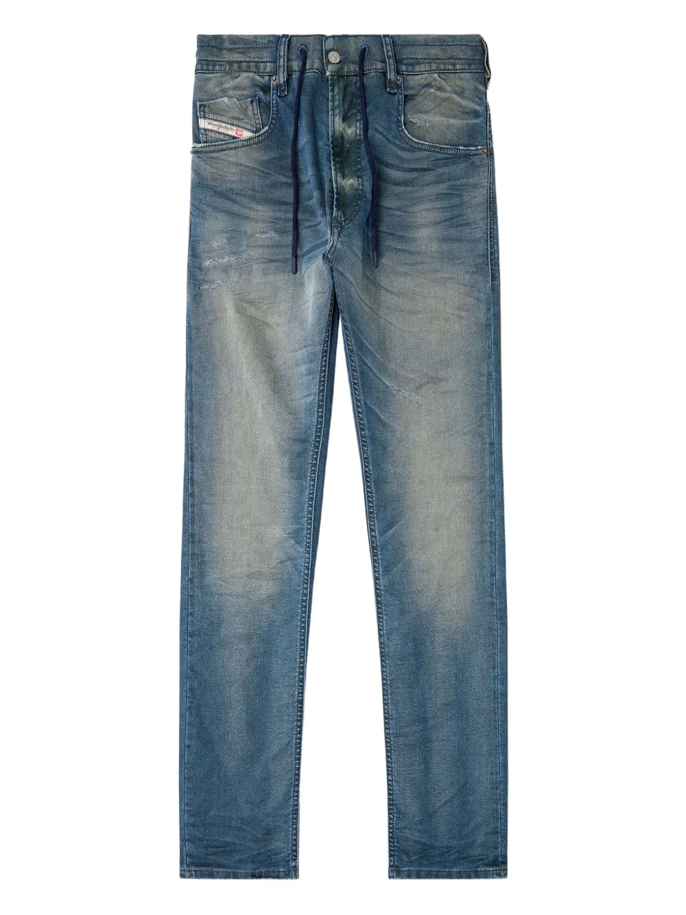Diesel Jeans met trekkoord Blauw
