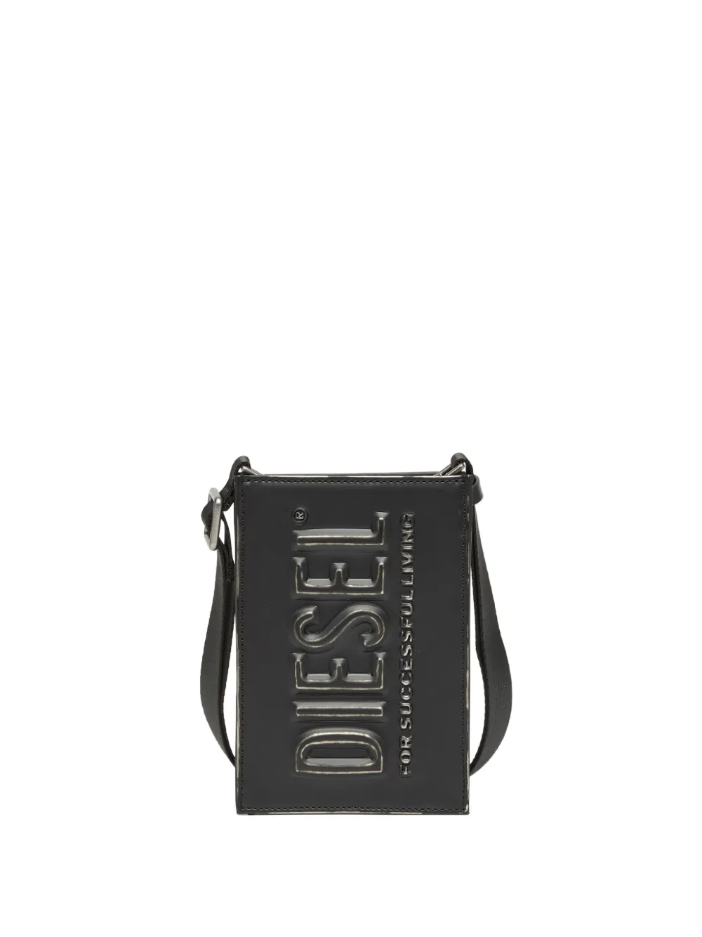 Diesel Dsl 3D mini-crossbodytas Zwart