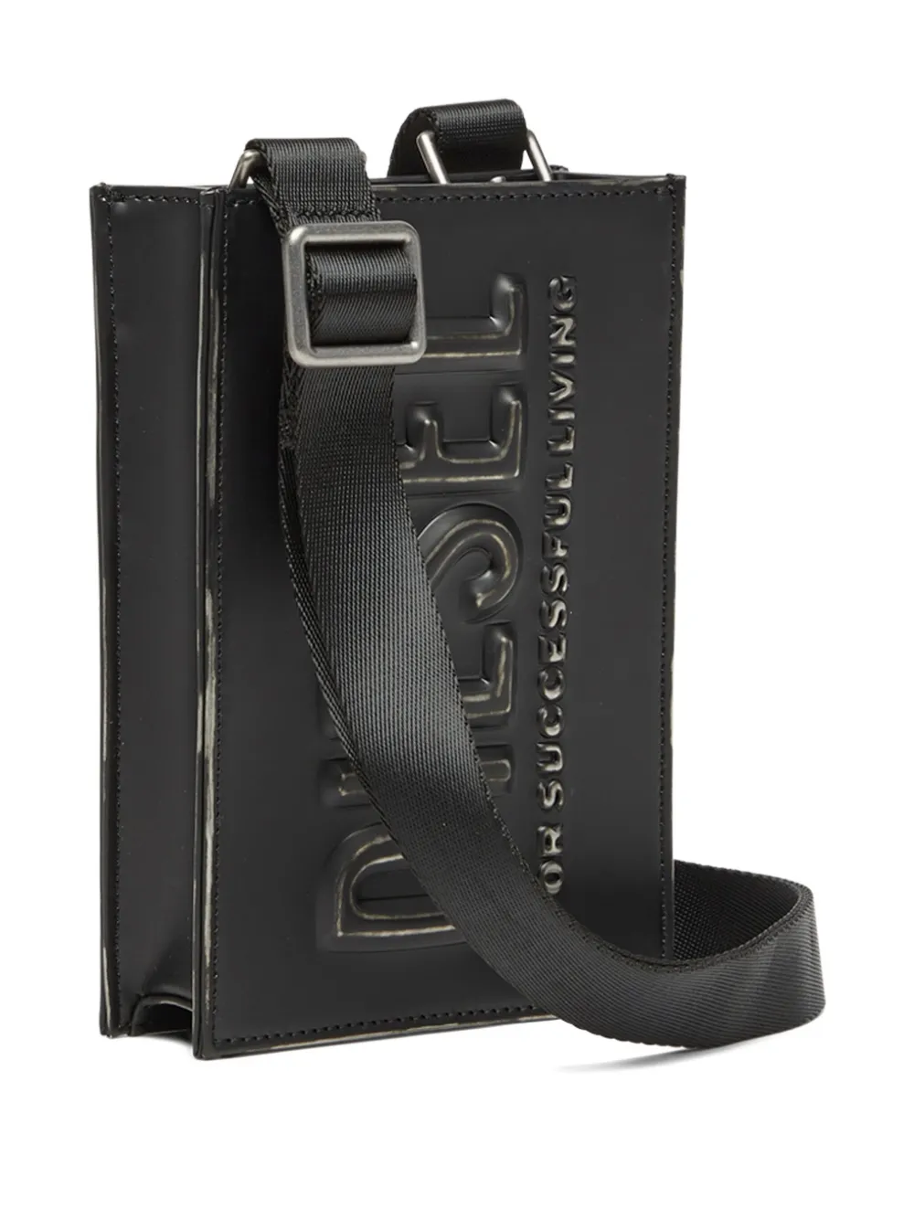 Diesel Dsl 3D mini-crossbodytas Zwart