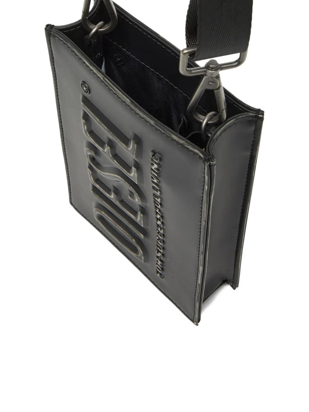 Diesel Dsl 3D mini-crossbodytas Zwart