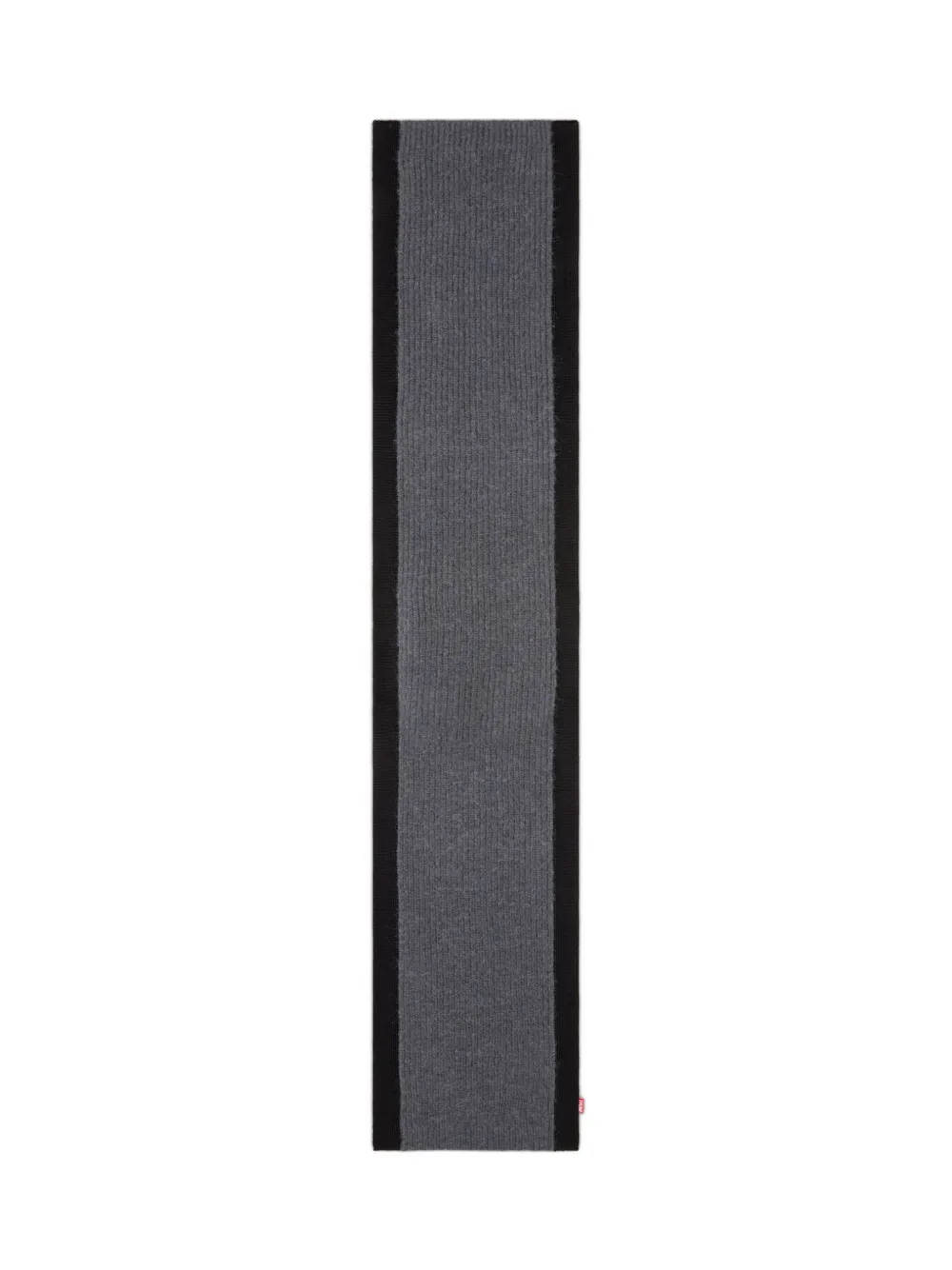 Diesel K-Lollo ribbed scarf Grijs
