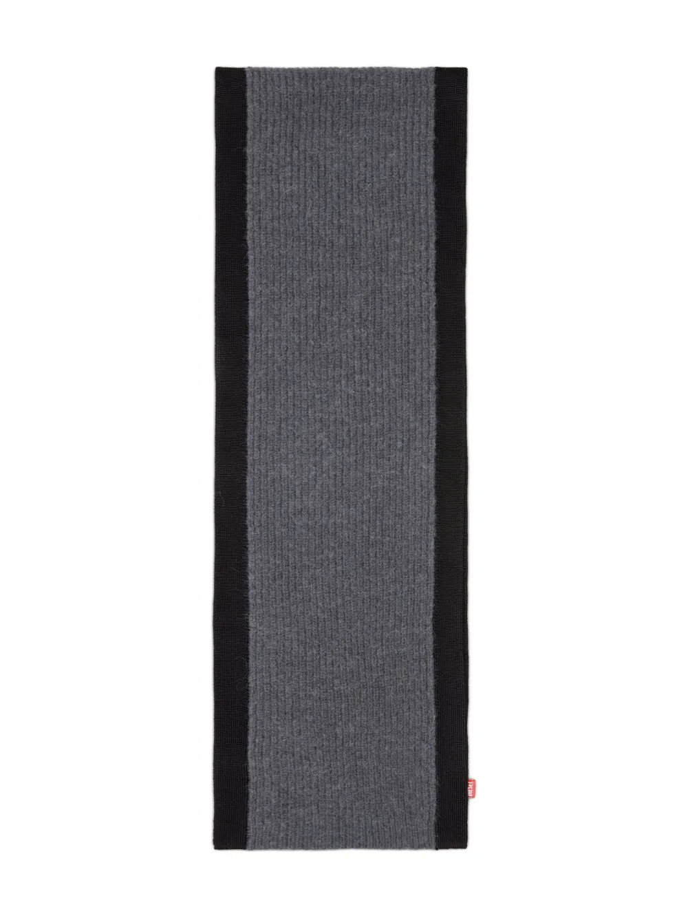 Diesel K-Lollo ribbed scarf Grijs