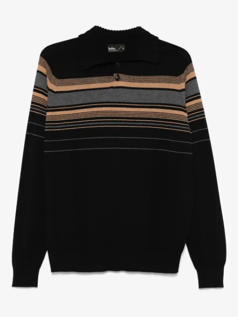 Kolor striped polo shirt