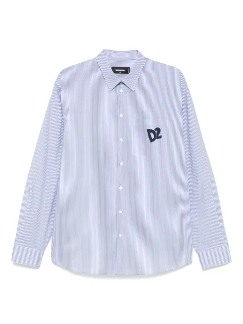 DSQUARED2 camisa con logo estampado