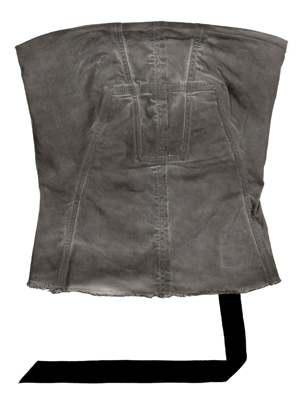 Rick Owens DRKSHDW Top a bustino | grigio | Image 1