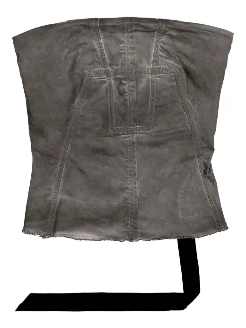 Rick Owens DRKSHDW top estilo bustier