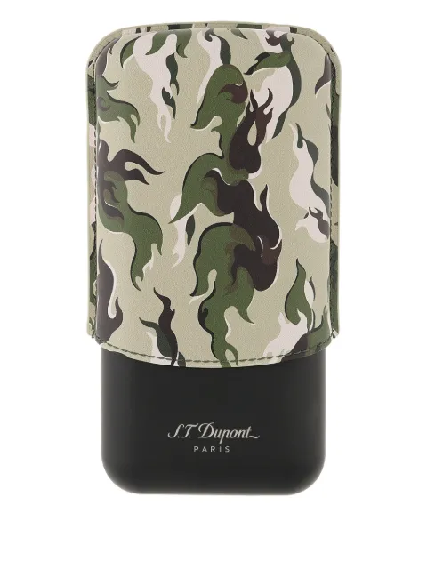S.T. Dupont camouflage-pattern cigar case