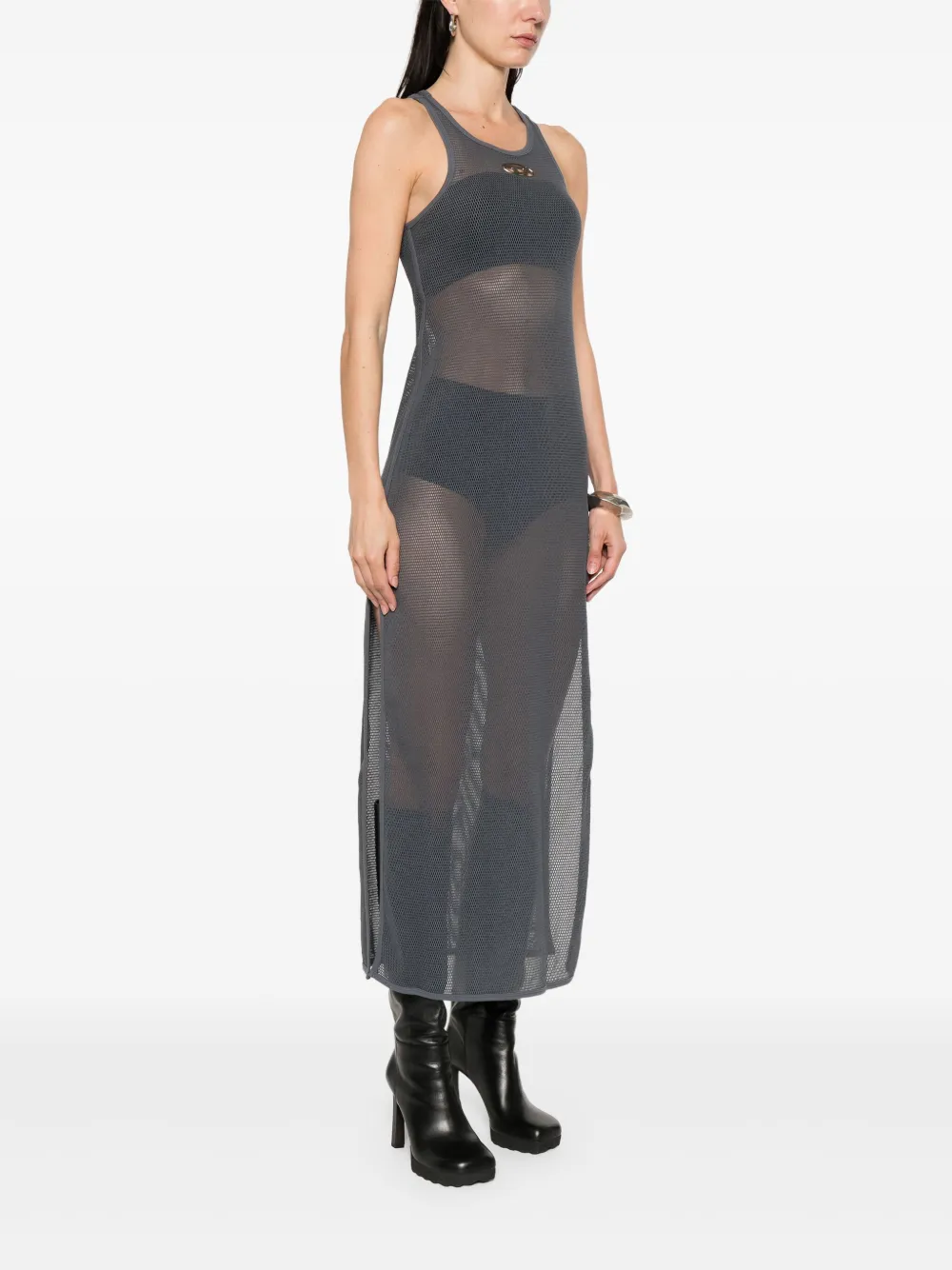 Diesel Jennifer maxi-jurk Grijs