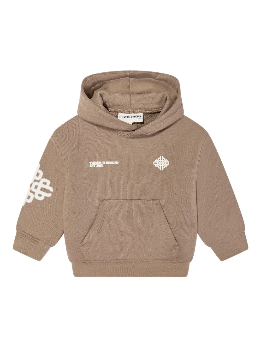 THE COUTURE CLUB KIDS logo hoodie - ブラウン THE COUTURE CLUB KIDS logo hoodie - ブラウン