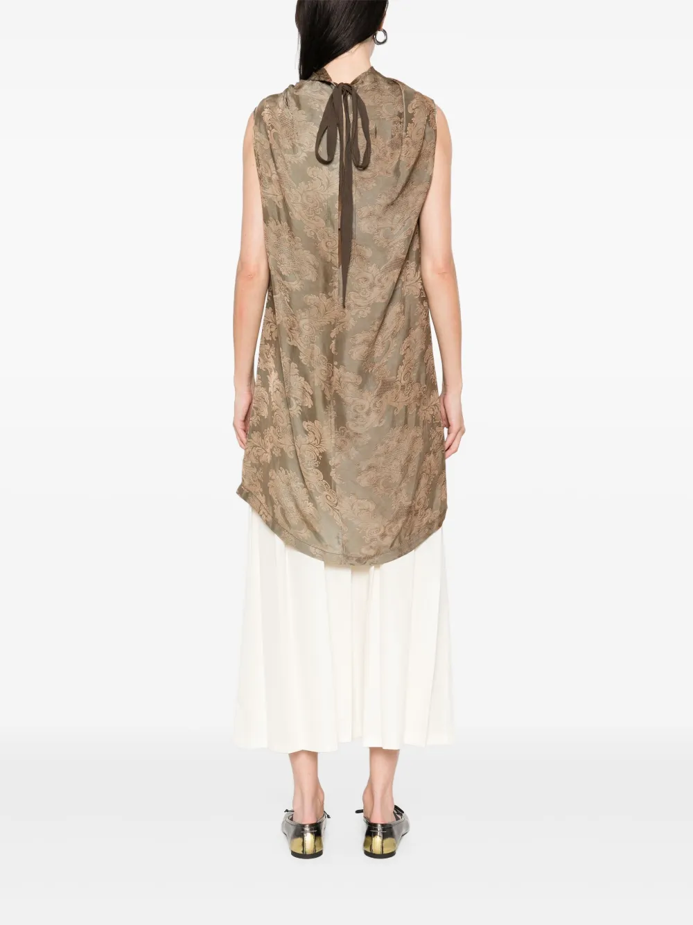 Shop Uma Wang Tum Top In Brown