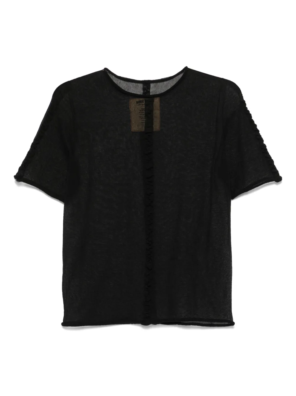 Uma Wang playera traslúcida | negro | Image 1