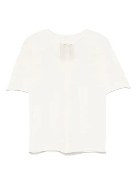 Uma Wang playera con detalle fruncido